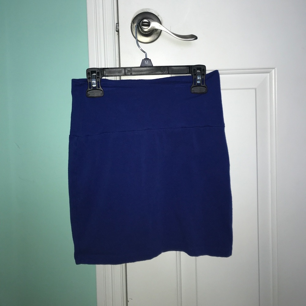 Bright Blue Mini Skirt